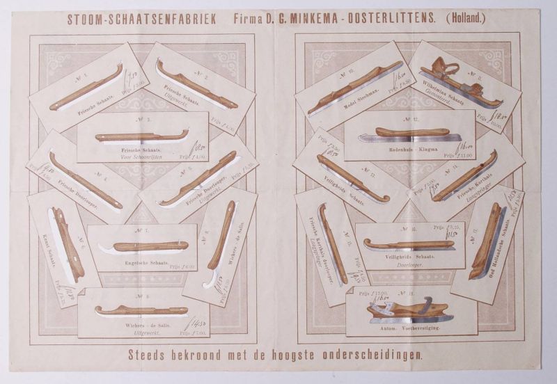 De schaatsen van Minkema